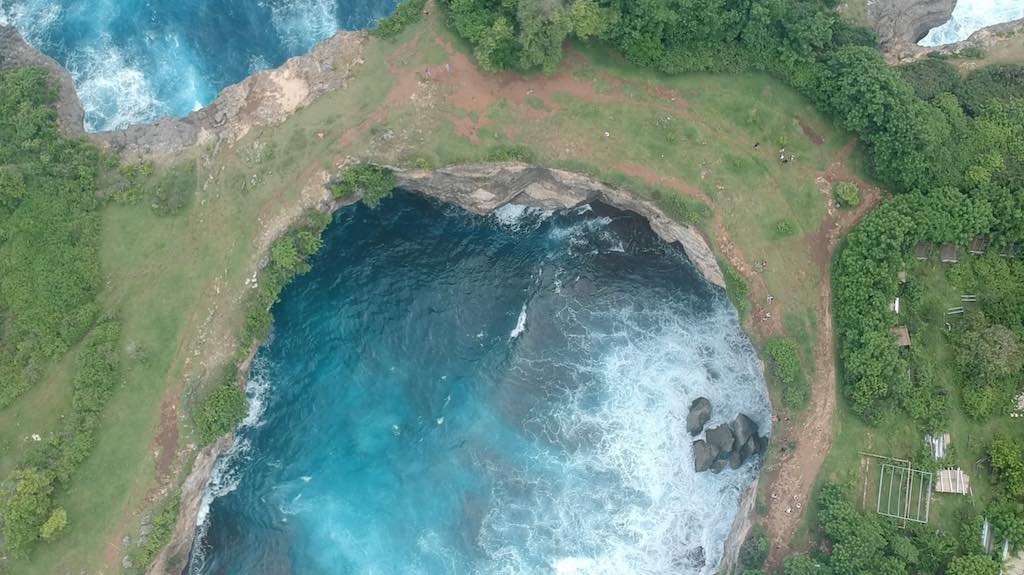 Broken Beach Eagle View Nusa Penida Bali