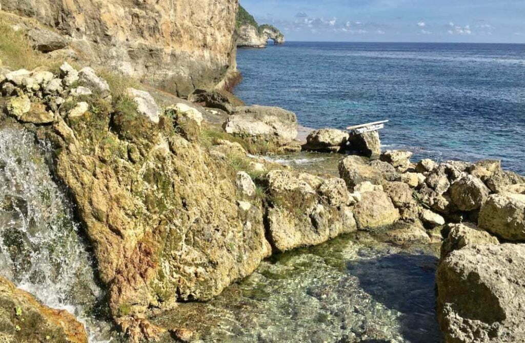 Natural Pool Seganing Waterfall Nusa Penida Bali