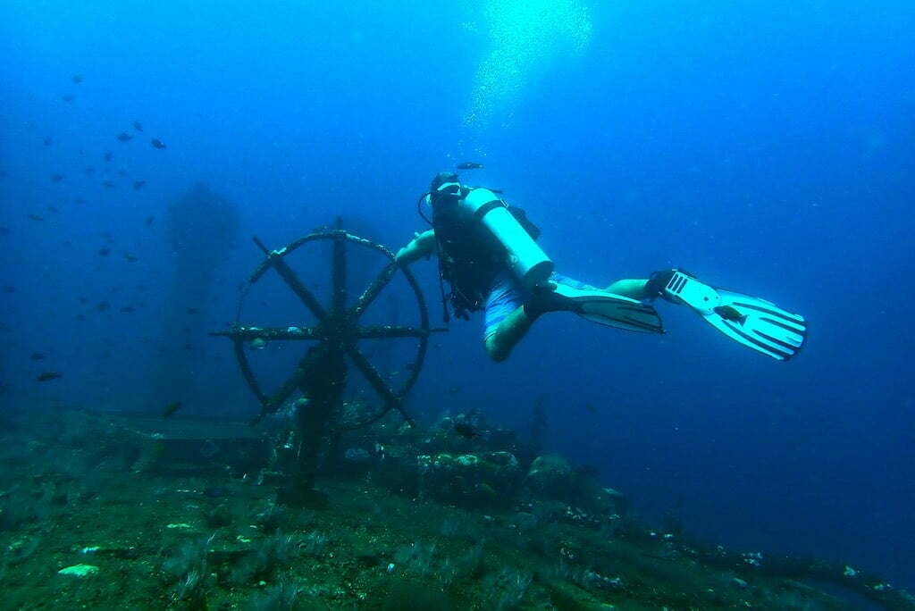 wreck dive Bali USAT Liberty Tulamben Bali