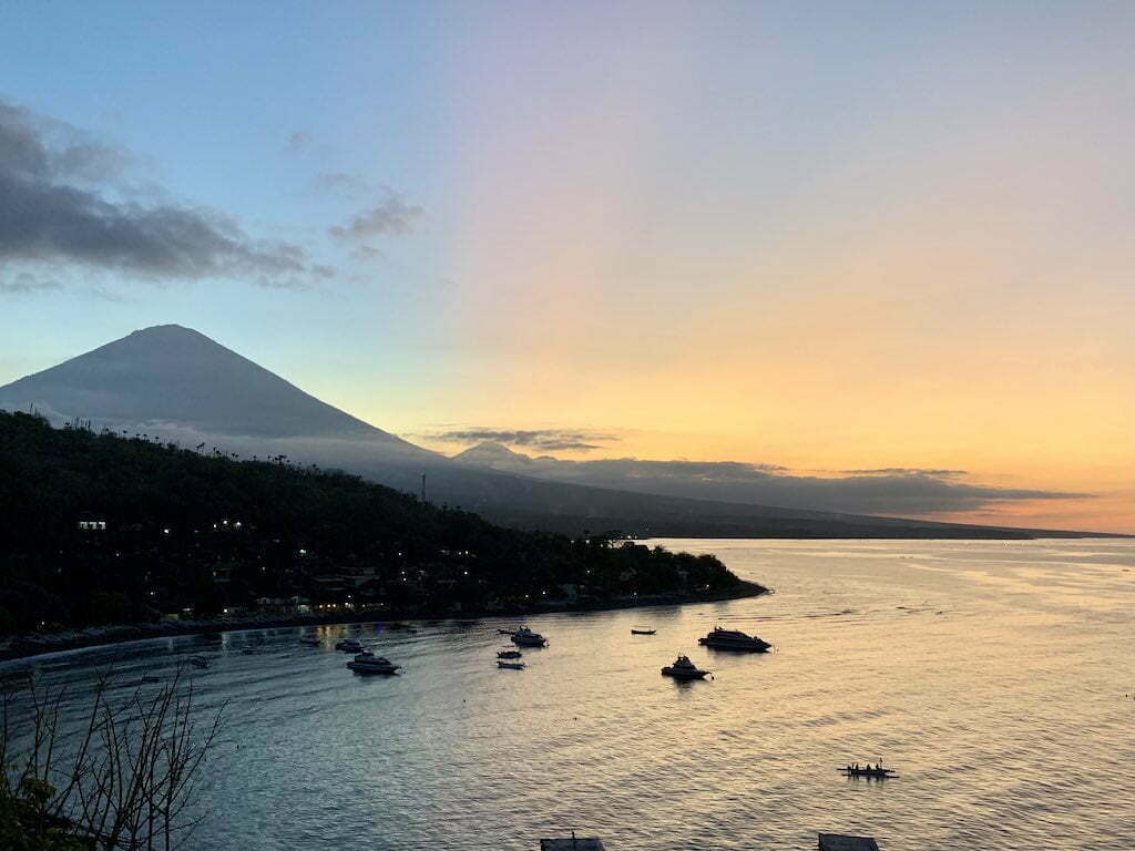 Amed and Agung Bali Indonesia