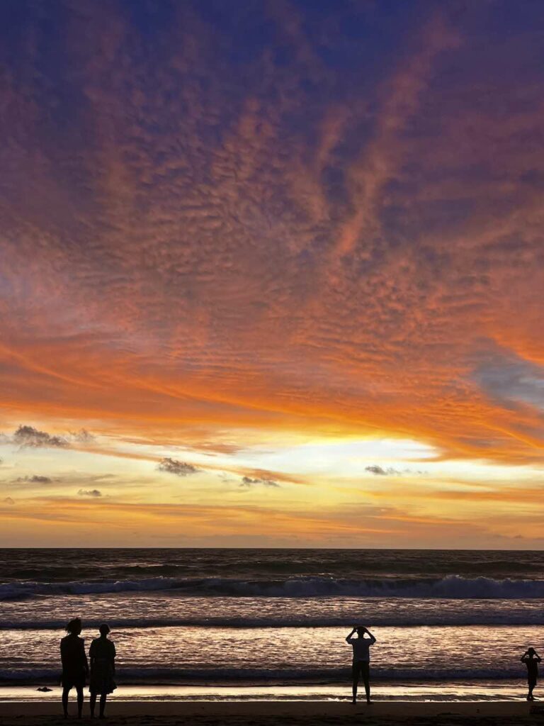 sunset Seminyak Bali