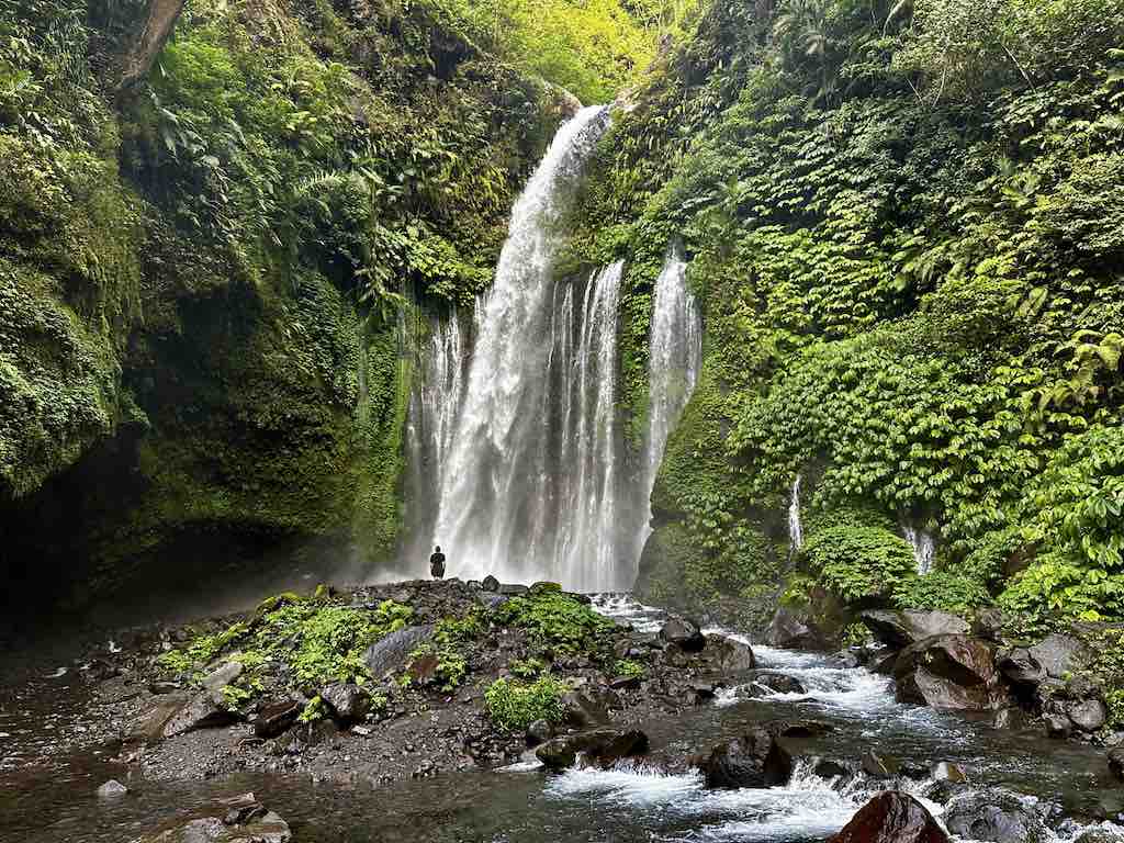 Lombok Indonesia waterfall  Tiu Kelep